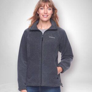 Columbia Charcoal Gray Benton Springs Fleece Jacket XL
